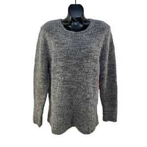 Tommy Bahama Jeans Knit Pullover Sweater Gray Long Sleeves Surfcrush Nautical